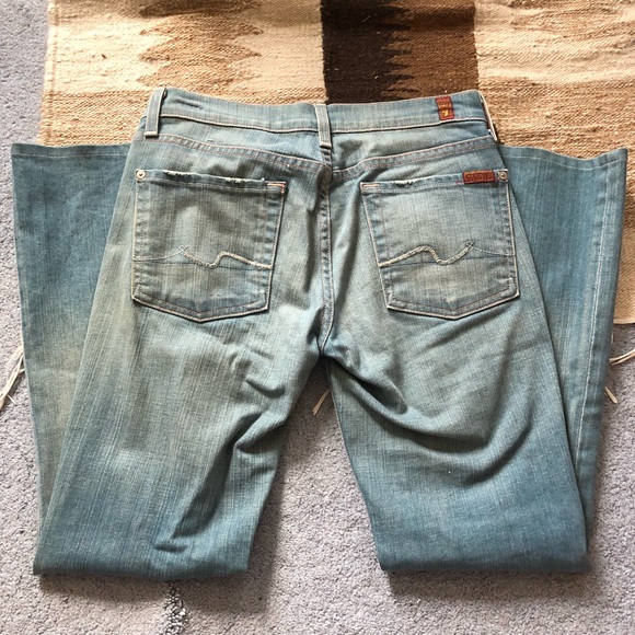 7 for all mankind bootcut jeans sz 27 - Picture 4 of 4